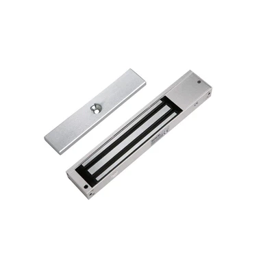 Electromagnetic EM door lock with armature plate